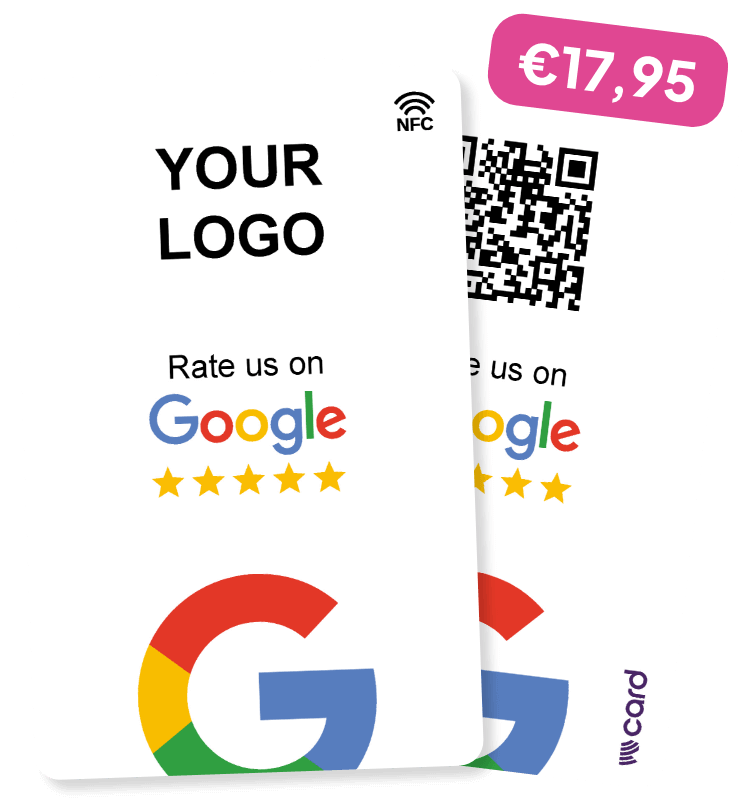 NFC Google review card
