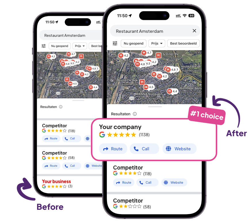 Google review card boost NFC
