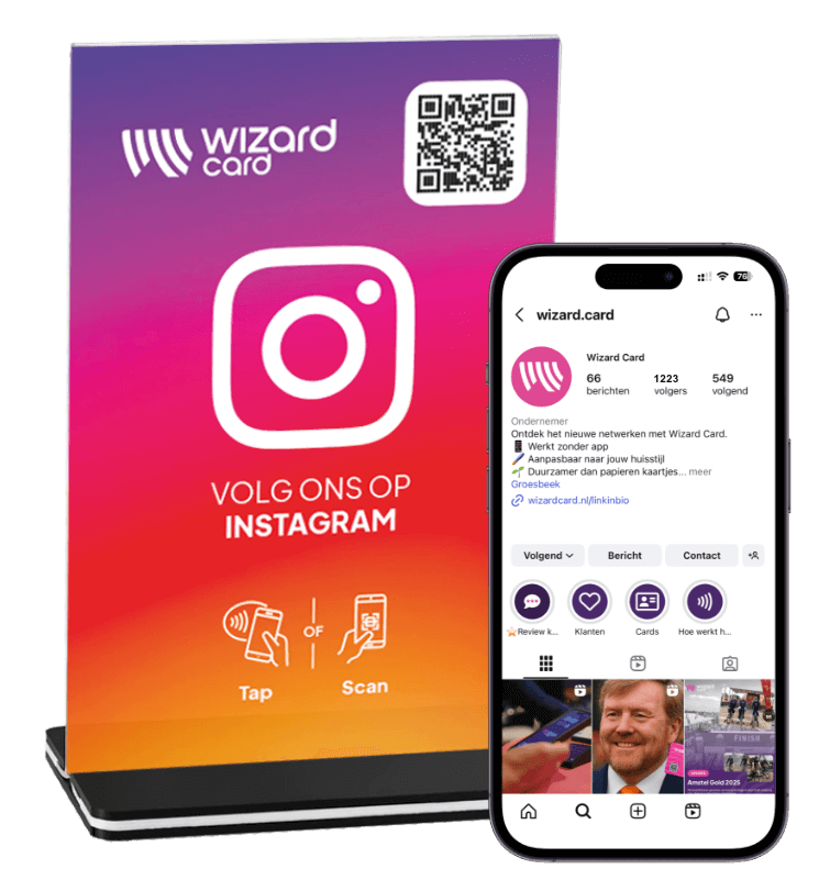 Volg ons op Instagram A6 display